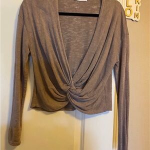 Elegant Tan Women's Top